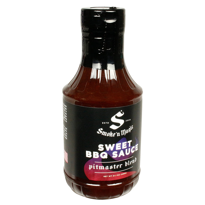 Smoke 'N Magic Sweet BBQ Sauce Pitmaster Blend Sweet & Pepper All Purpose 21.1oz