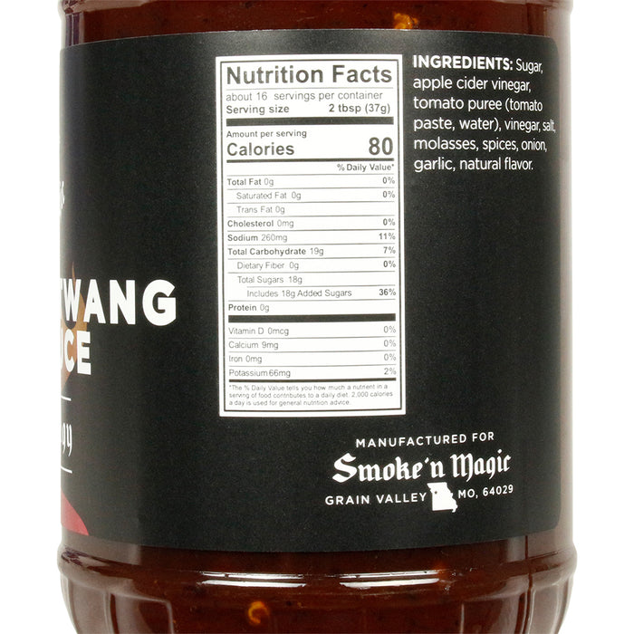 Smoke 'N Magic Southern Twang BBQ Sauce Bold and Tangy All Purpose 21.1 Ounce