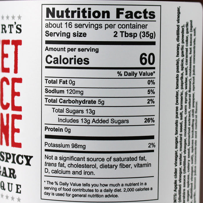 Lamberts Sweet Sauce O' Mine Sweet & Spicy Vinegar BBQ Sauce 19 Oz Award Winning