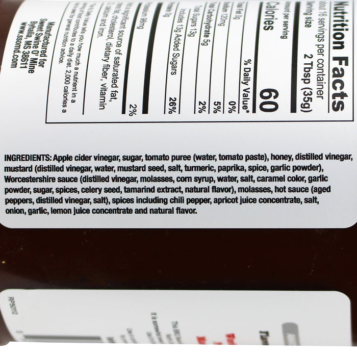 Lamberts Sweet Sauce O' Mine Sweet & Spicy Vinegar BBQ Sauce 19 Oz Award Winning