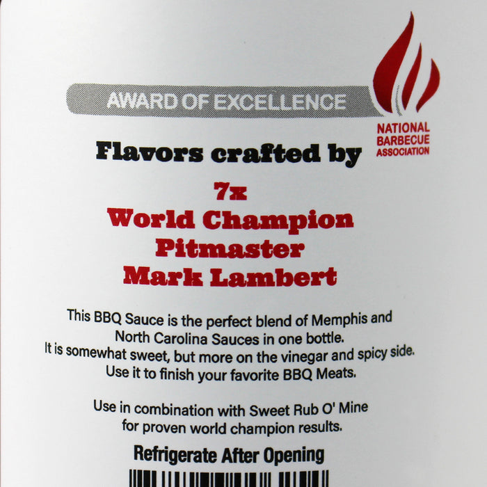 Lamberts Sweet Sauce O' Mine Sweet & Spicy Vinegar BBQ Sauce 19 Oz Award Winning
