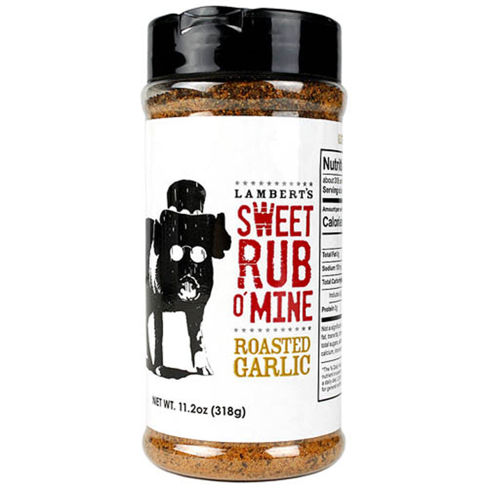 Lamberts BBQ Sweet Rub O' Mine Roasted Garlic Seasoning 11.2 Oz Award Winning