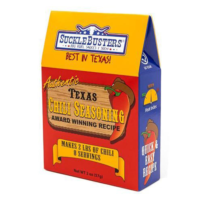 Sucklebusters Authentic Texas Chili Seasoning Kit Gluten Free SBCS020