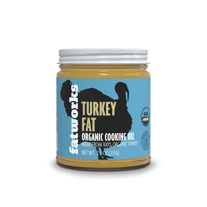 Fatworks Turkey Fat Organic Cooking Oil 7.5 Oz Gluten Free Non GMO TUFJS111