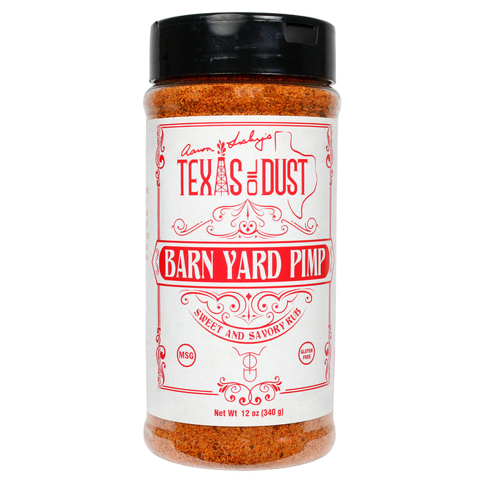 Texas Oil Dust Barnyard Pimp Chicken Rub Sweet Savory No MSG Gluten Free 12oz