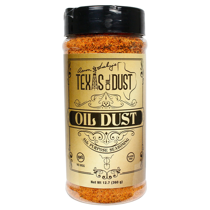 Texas Oil Dust All Purpose Seasoning Bold Flavor No MSG Gluten Free 12.6 Ounce