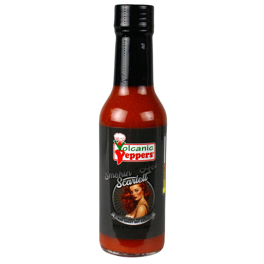 Volcanic Peppers Smokin' Hot Scarlett Smoked Cayenne and Ghost Hot Sau ...