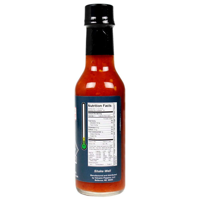 Volcanic Peppers Original Smoked Cayenne Hot Sauce 5 Oz Bottle Mild VPSCSSCS