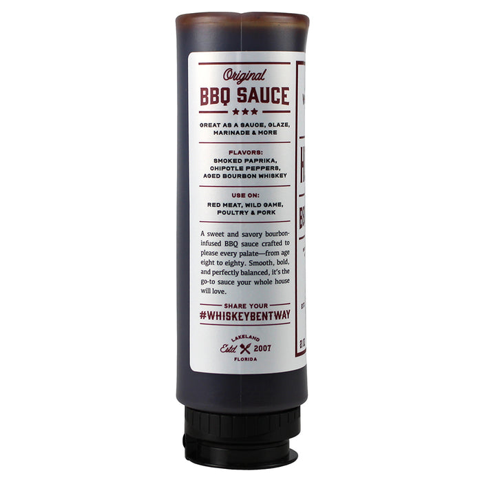 Whiskey Bent BBQ The House Original BBQ Sauce 21 Oz Paprika Bourbon WBHOUSE