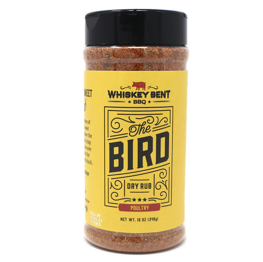 Whiskey Bent Bbq 12 oz The Bird Poultry BBQ Dry Rub Seasoning Msg & Gluten Free