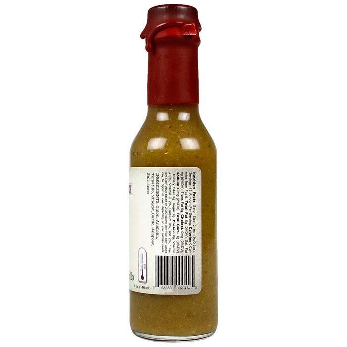 Jal Up In Yo Tomatillo Mild Jalapeno Hot Sauce Cooper's Small Batch 5 Oz Bottle