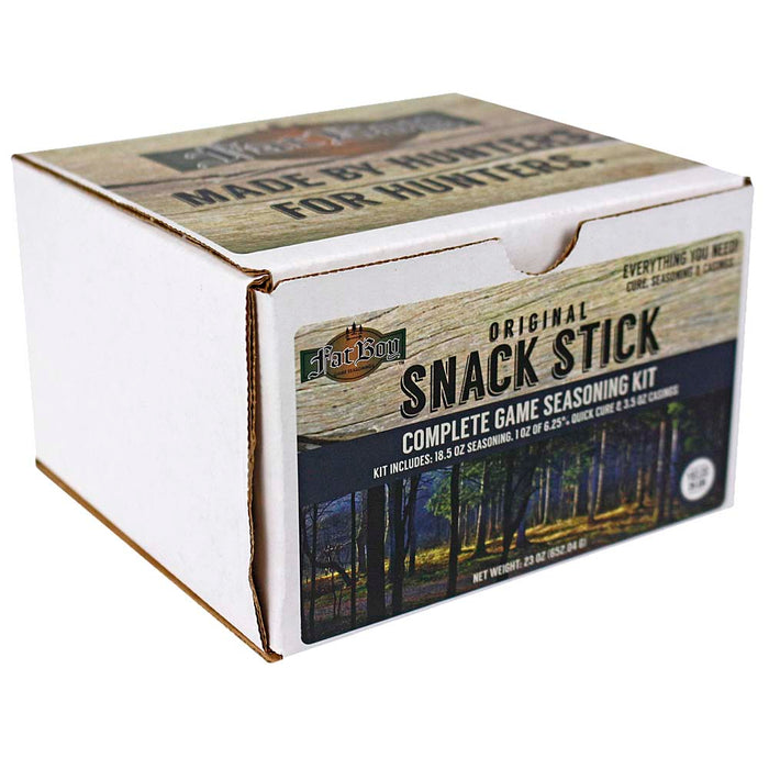 Fat Boy Original Snack Stick Complete Game Seasoning Kit Yields 25 lbs 00147