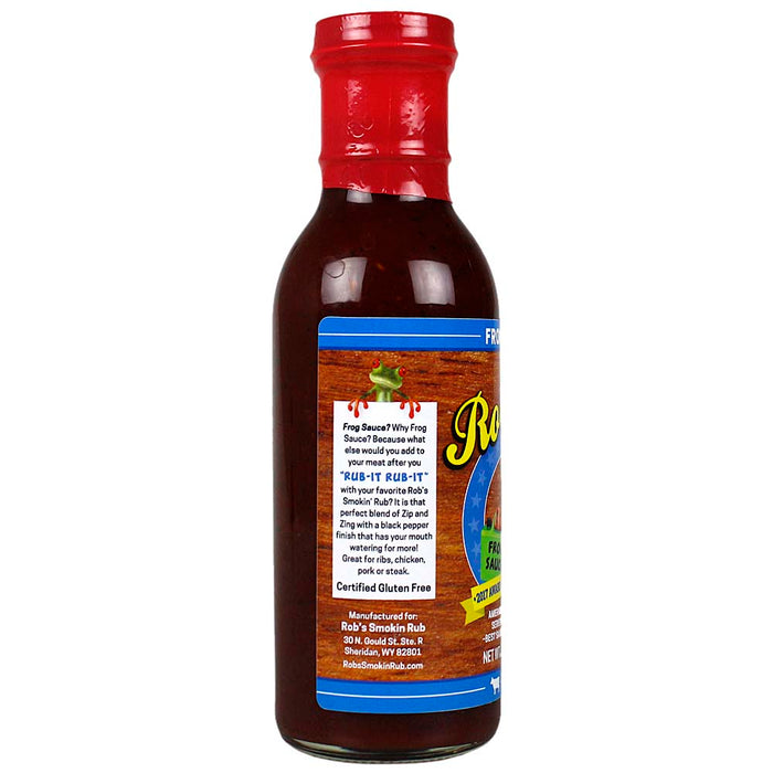 Rob's Frog Sauce Award-Winning BBQ Rib Glaze 14.5 Oz Award Winning Sauce 00414