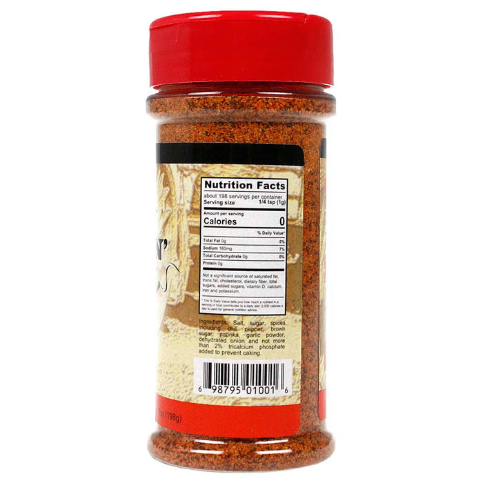 Smokin Guns BBQ Hot Rub Seasoning 7 Oz Bottle Kansas City BBQ