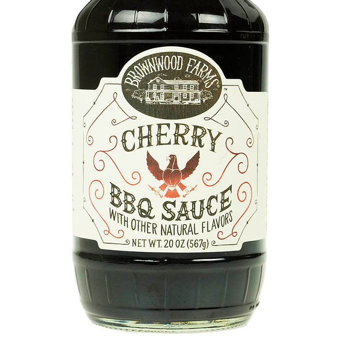 Brownwood Farms Sweet & Tangy Cherry BBQ Sauce Gluten Free Farm Fresh 20 Oz