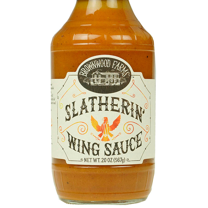 Brownwood Farms Good Slatherin' Wing Sauce Famous Lip Smackin' Gluten Free 20 oz