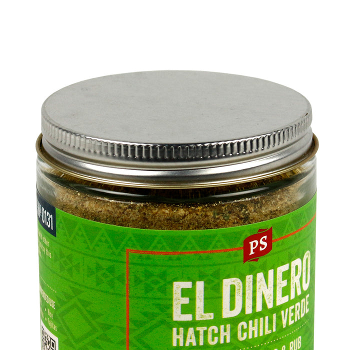 PS Seasoning El Dinero Hatch Chili All-Natural Verde Taco Seasoning & Rub 5.7oz