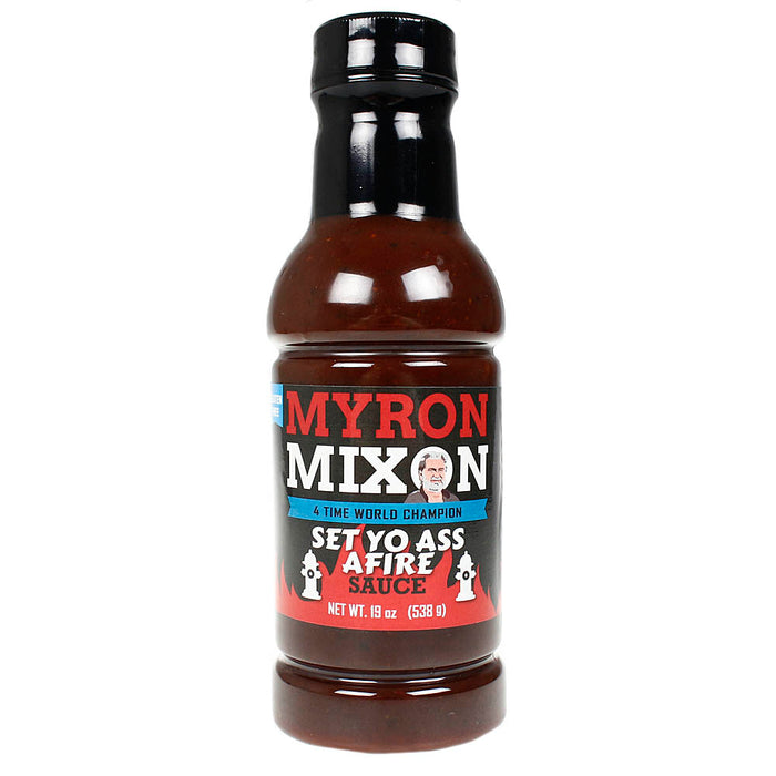 Myron Mixon Set Ya Ass Afire Sauce Made By 4-Time World BBQ Champion 18 oz.