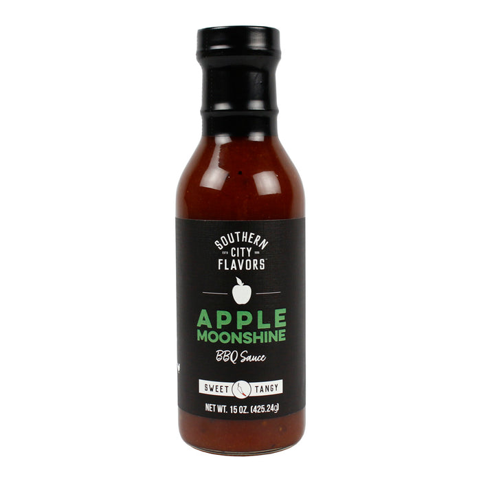 Southern City Flavors Apple Moonshine Sweet And Tangy BBQ Sauce With Honey15oz