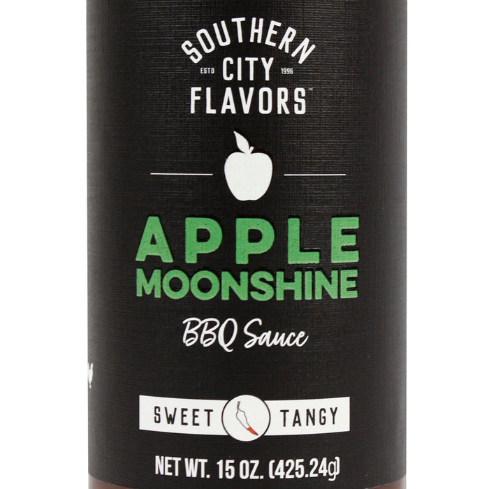 Southern City Flavors Apple Moonshine Sweet And Tangy BBQ Sauce With Honey15oz