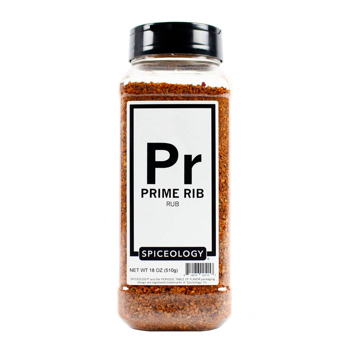 Spiceology Prime Rib Dry Rub All Purpose Fresh Ground Seasoning Beef Pork 18oz