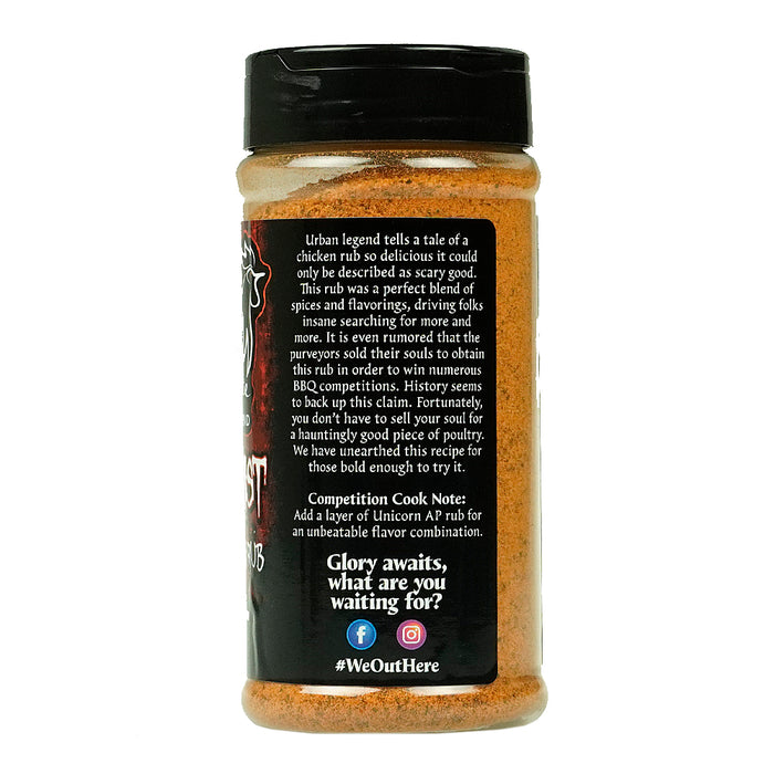 Prime Time Spices' Poultry Geist 11 oz. 0 Calorie Award Winning Chicken Rub