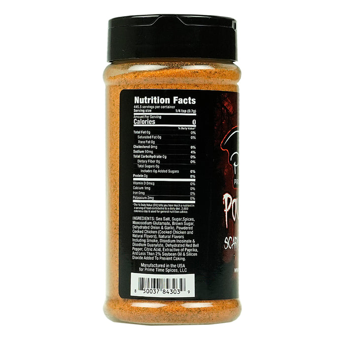 Prime Time Spices' Poultry Geist 11 oz. 0 Calorie Award Winning Chicken Rub