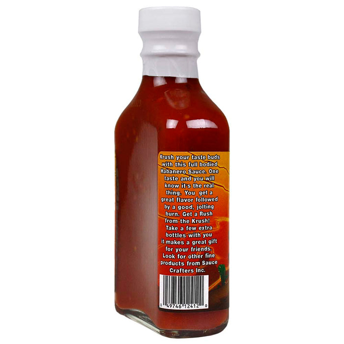 Sauce Crafters Orange Krush The Habanero Sauce Hot Spicy 5.7 Oz Bottle