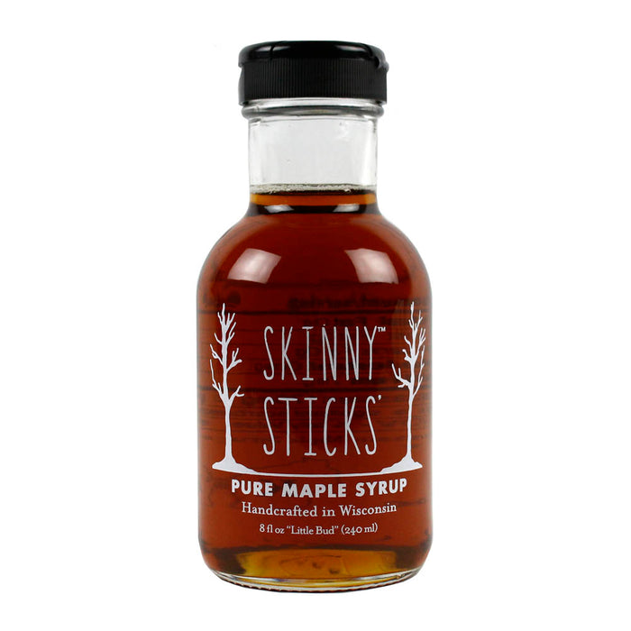 Skinny Sticks Non-blended Pure Wisconsin Maple Syrup Gluten Free & Kosher 8oz