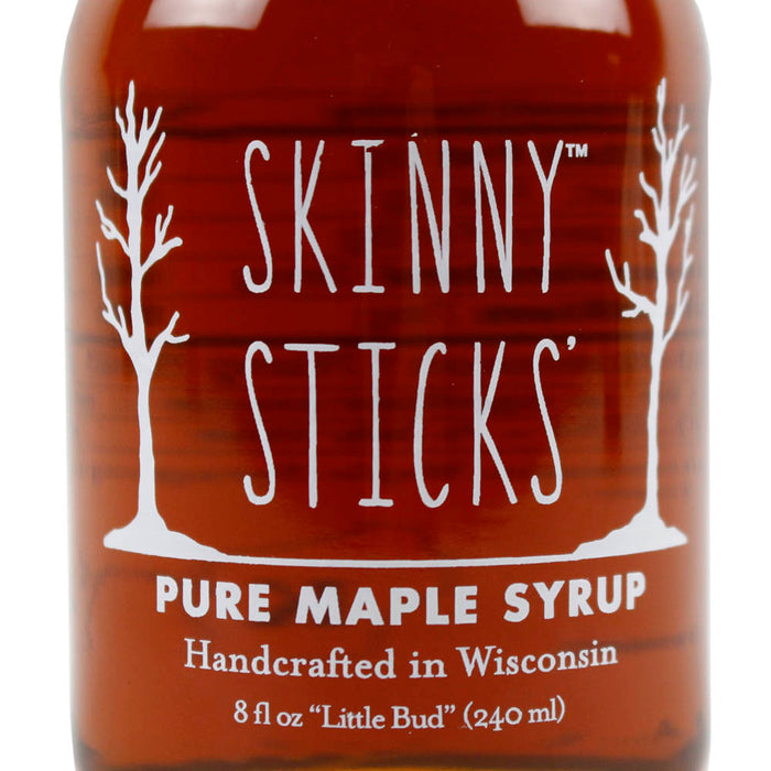 Skinny Sticks Non-blended Pure Wisconsin Maple Syrup Gluten Free & Kosher 8oz