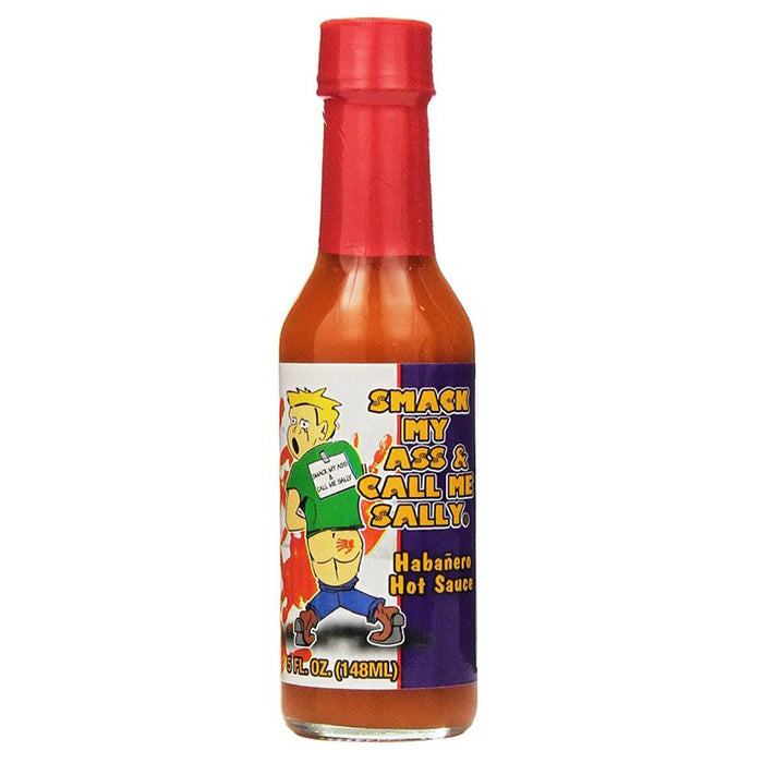 Tijuana Flats Smack My Ass & Call Me Sally Habanero Hot Sauce Red Vegetarian 5 oz