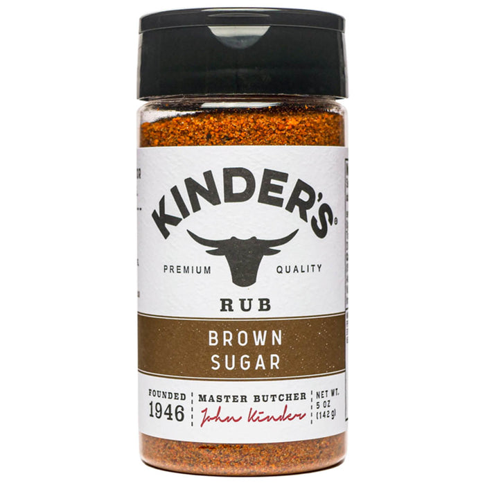 Kinder's Brown Sugar Rub Sweet Hint of Spicy Seasoning Beef Pork 5 Oz Bottle