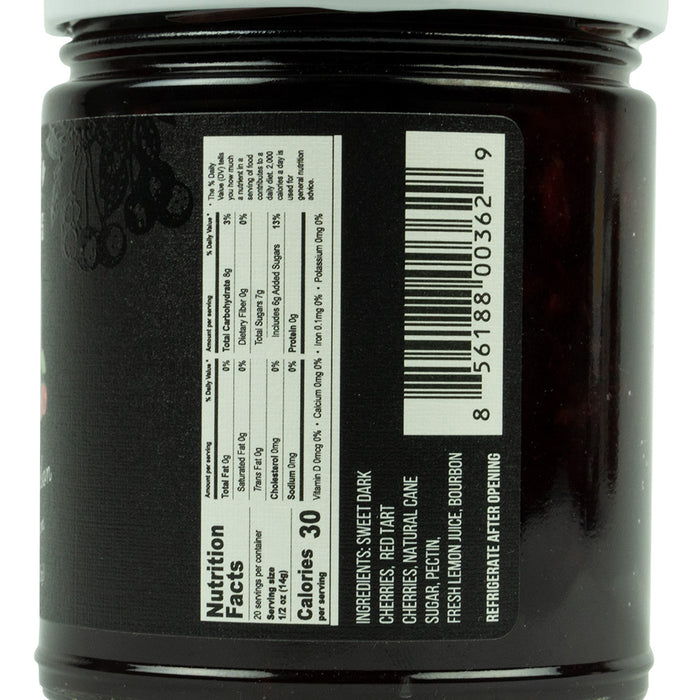 Southern City Flavors Cherry Bourbon Jam Sweet All Natural Small Batch 10 oz