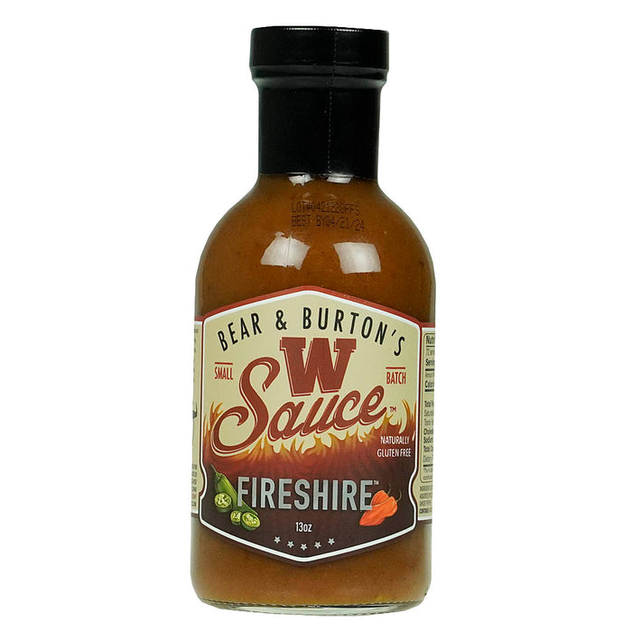 Bear and Burton's 13 oz. Fireshire W Sauce All Natural & Gluten Free  30742