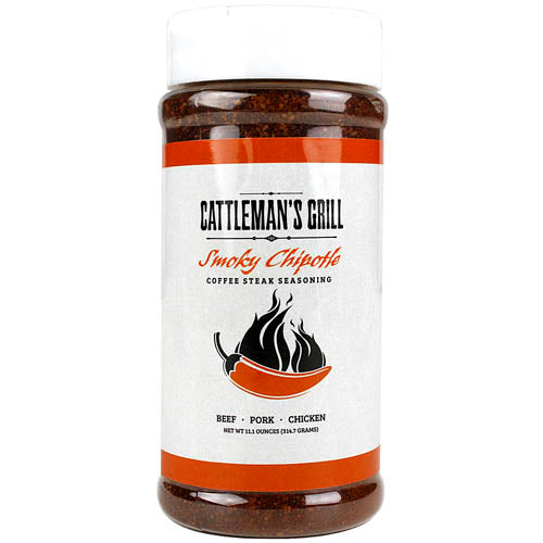 Cattleman's Grill Smoky Chipotle Coffee Steak Seasoning 11.1 Oz Zesty Flavor