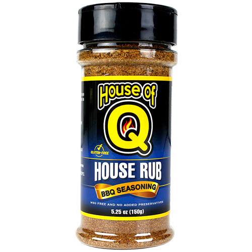 House of Q House Rub Bbq Seasoning 6 oz. Bottle Gluten Free & Msg Free Spice