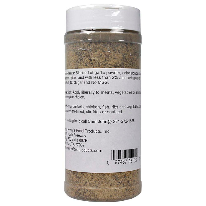 John Henry's Judy's Favorite Rub Seasoning No Salt No Sugar 11 oz Bottle