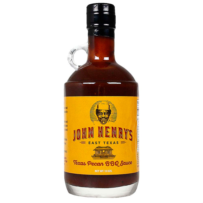 John Henry's Store Texas Pecan BBQ Sauce 13 Oz Bottle East Texas 55348