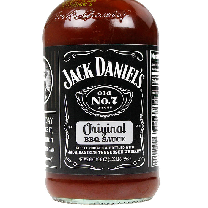 Jack Daniel's Old No 7 Authentic Original BBQ Sauce Gluten Free 19.5 Ounces