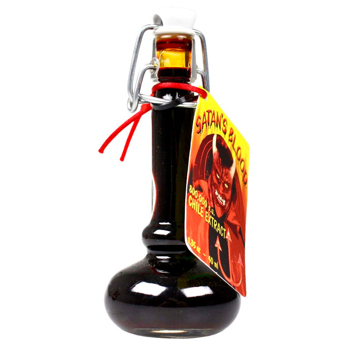 Sauce Crafters Satan's Blood Chile Pepper Extract Hot Sauce 1.35 Oz Bottle