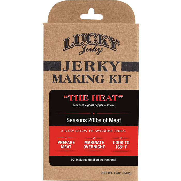 Lucky Jerky Habanero Ghost Pepper The Heat Jerky Making Kit For 20 lbs of Meat