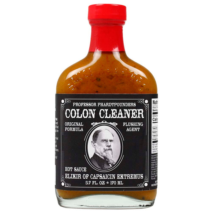 Sauce Crafters Phardtpounders Colon Cleaner Hot Sauce 5.7 Oz Bottle