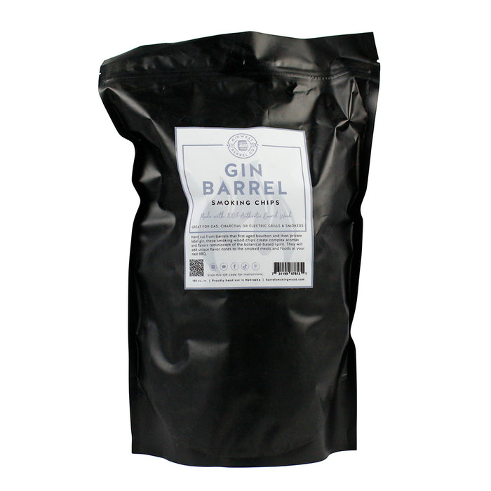 Midwest Barrel Company Genuine Gin Barrel BBQ Smoking Wood Chips