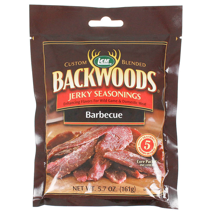 Backwoods Barbecue Jerky Seasoning Cure Packet Makes 5 Lbs of Meat 5.7 Oz 9021