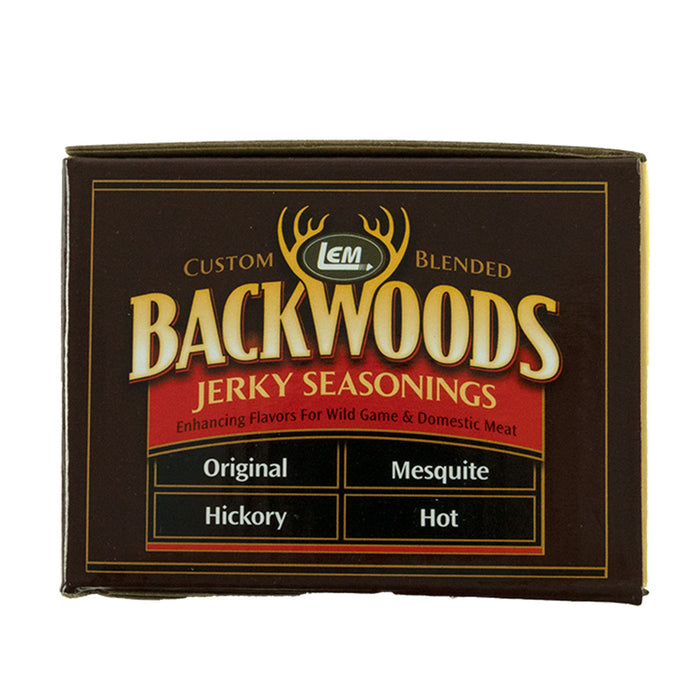 Backwoods Jerky Seasoning Original Mesquite Hickory Hot Variety Pack 5 lbs Each