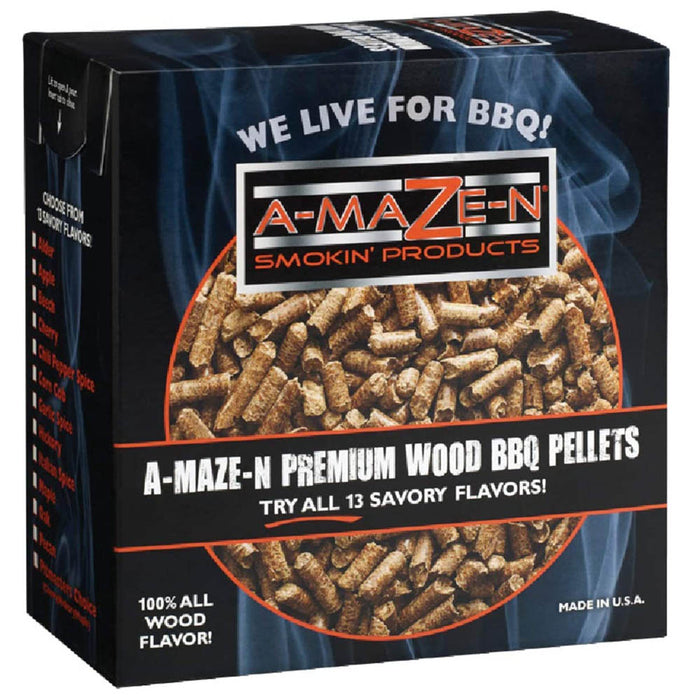 A-Maze-N Smoking Hickory Wood Pellets 2 lb Pound Box for Smoking Foods