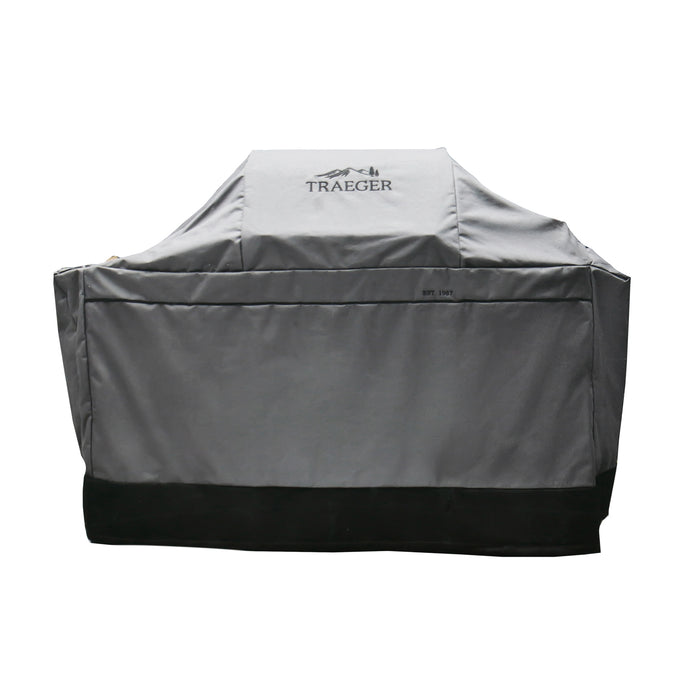 Traeger Ironwood Heavy-Duty All-Weather Full Length Polyester Grill Cover Gray