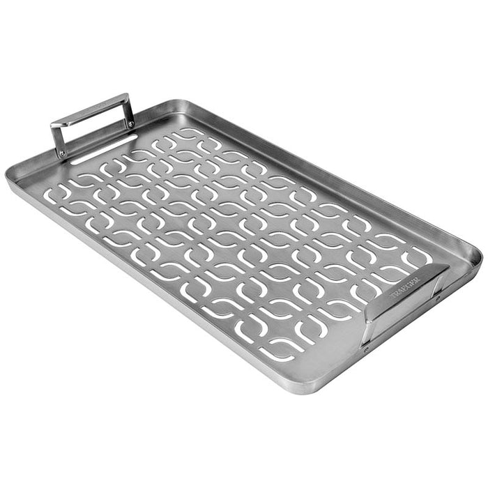 Traeger ModiFIRE Fish and Veggie Stainless Steel Grill Tray with Handles BAC610