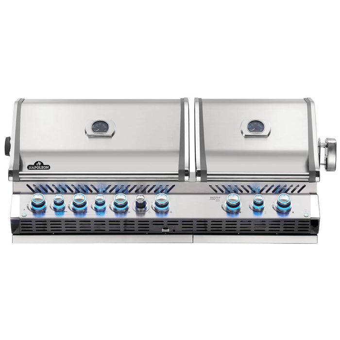 Napoleon Grills - Built-In 700 Series Power Burner Stainless Steel with Stainless Steel Cover, Natural GAS