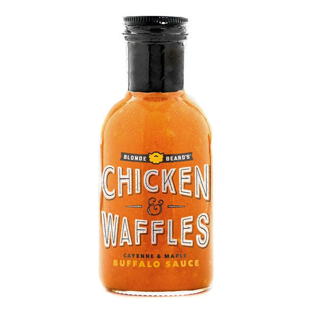 Blonde Beards Chicken & Waffles Buffalo Sauce 12 oz Bottle Cayenne All Natural